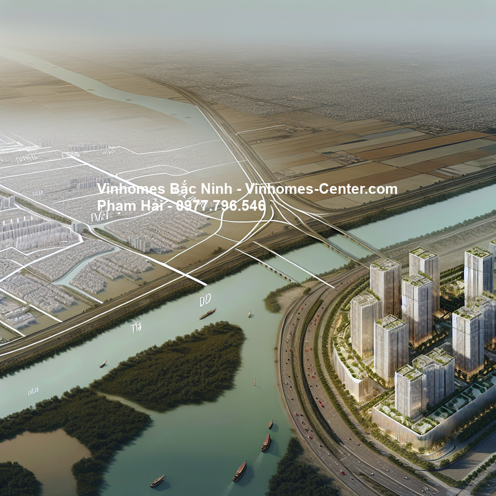 vị trí vinhomes bắc ninh - hình ảnh minh họa dự án