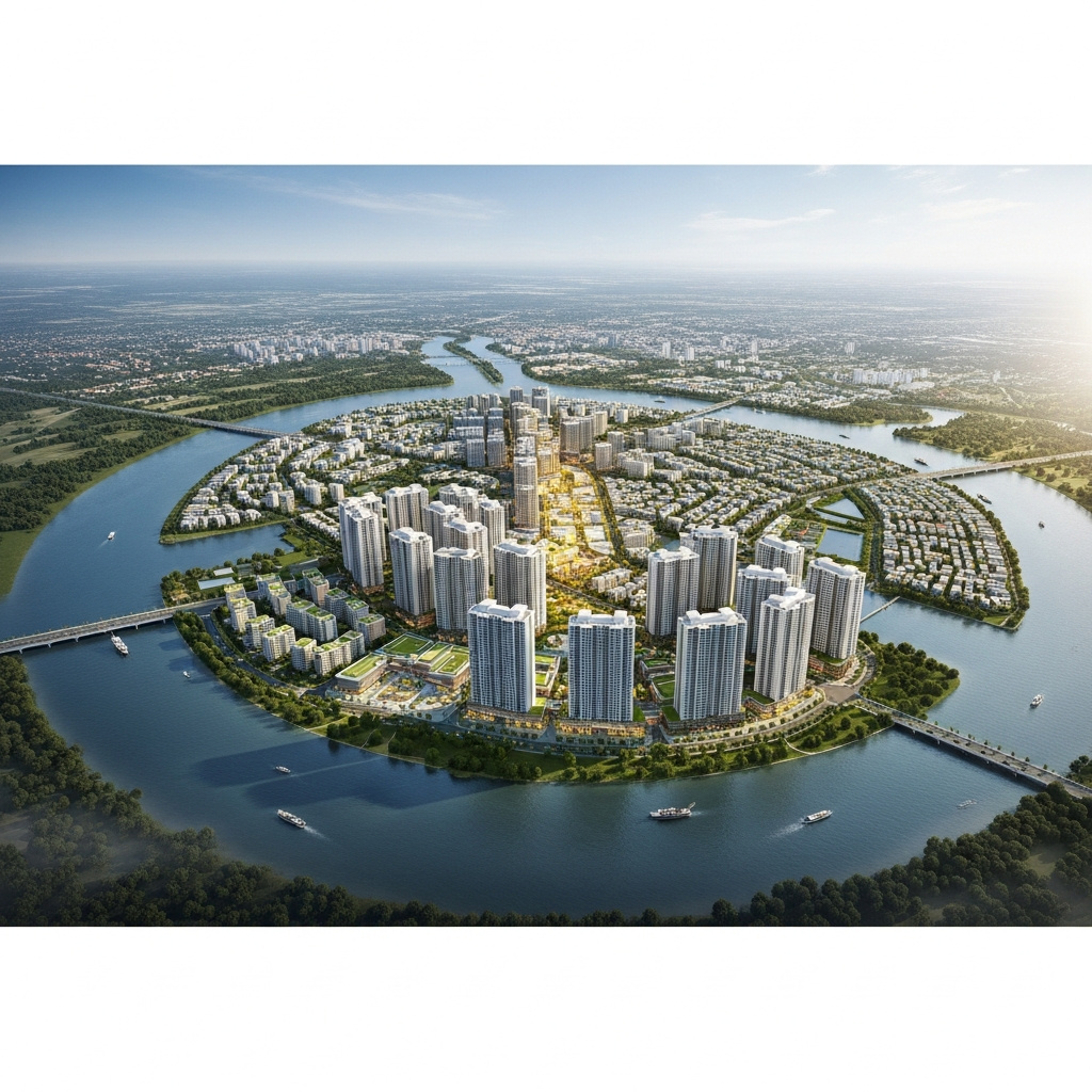 Cắt Lỗ Vinhomes Bắc Ninh: Cơ Hội Vàng Tại Vinhomes Hòa Long Bắc Ninh 2 Phối cảnh tổng thể dự án