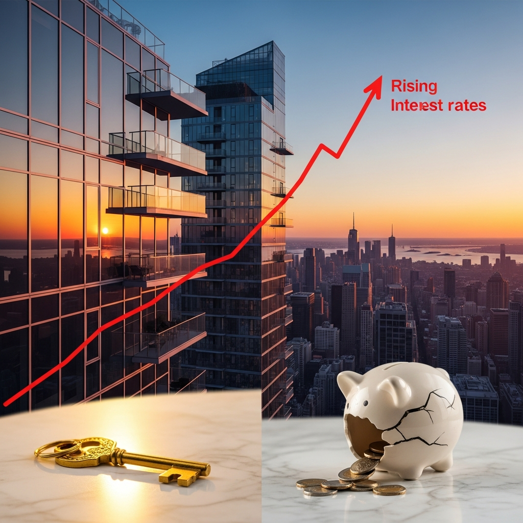 Lãi Suất Cho Vay Tăng Cao: Cơ Hội Hay Thách Thức Với Người Mua Bất Động Sản Cao Cấp? 2 Phối cảnh tổng thể dự án