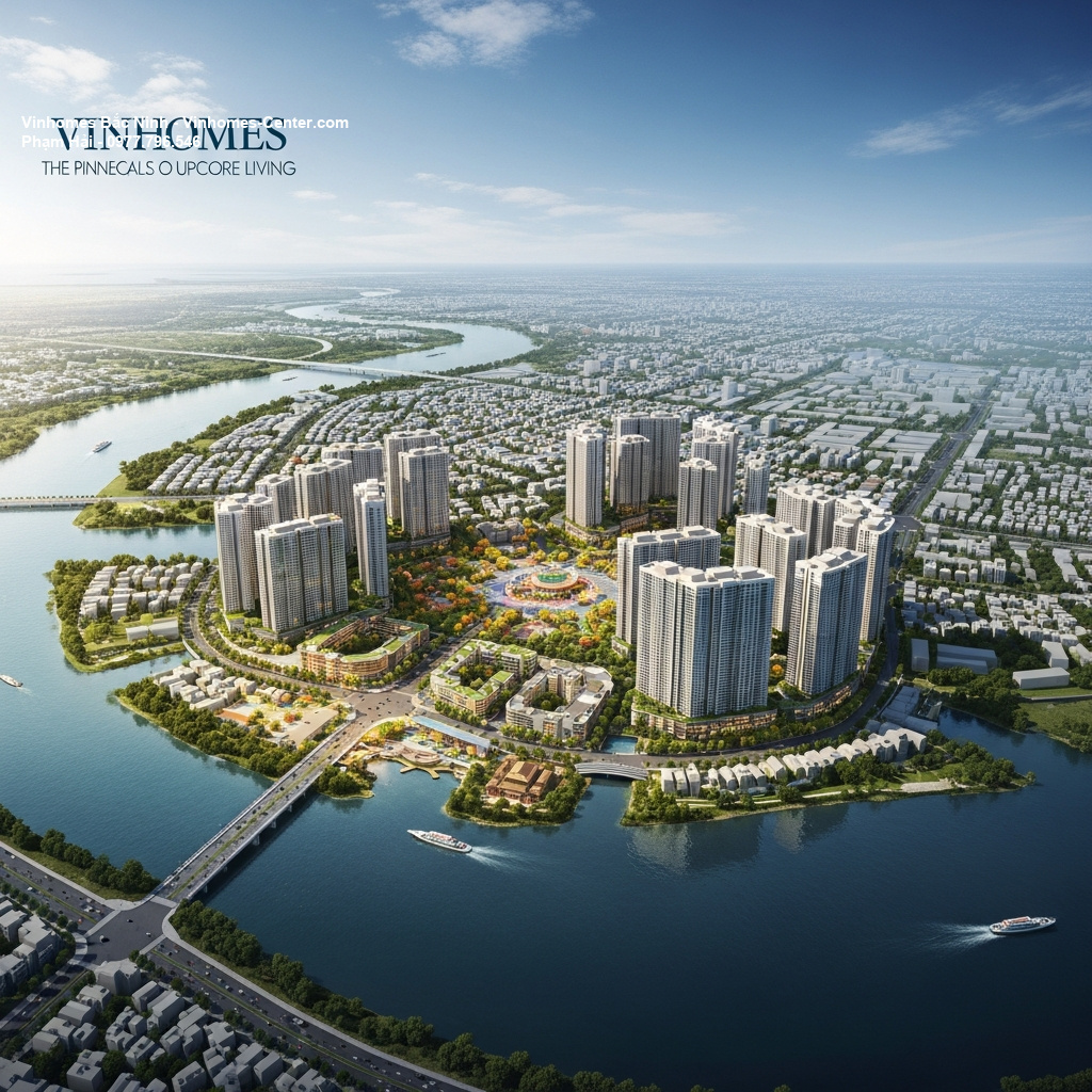 Thiết kế dự án Vinhomes Bắc Ninh: Đỉnh cao phong cách sống thượng lưu 2 Phối cảnh tổng thể dự án