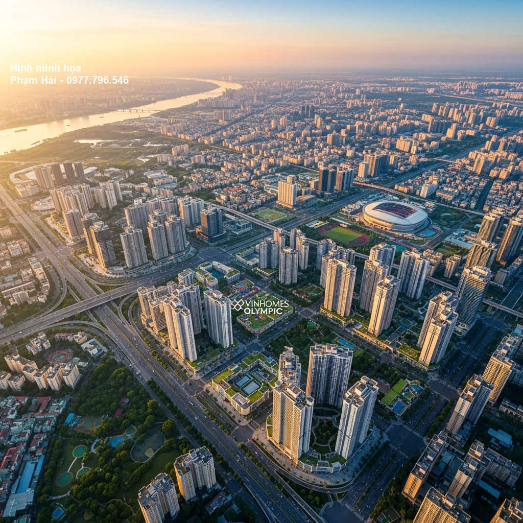 Khám Phá Dự Án Vinhomes Olympic: Nơi Giao Thoa Giữa Sang Trọng và Thiên Nhiên 2 Hình ảnh dự án
