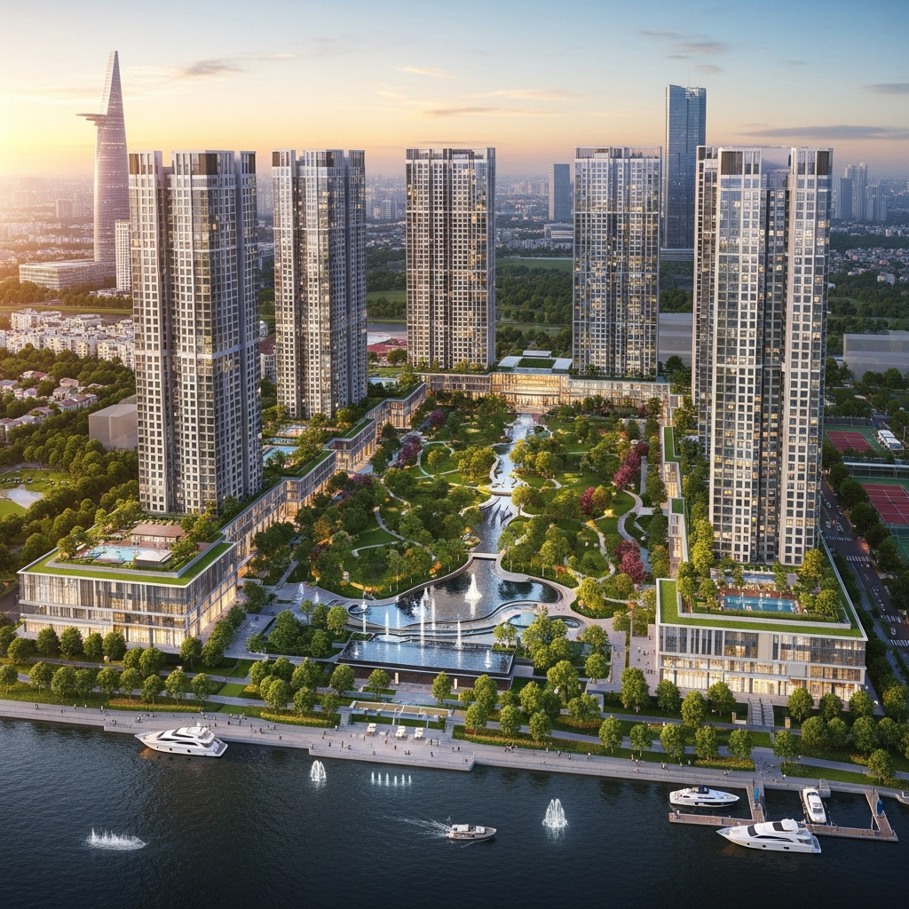 Vinhomes Sài Gòn Park: Điểm đến mới cho khách hàng cao cấp 2 Phối cảnh tổng thể dự án