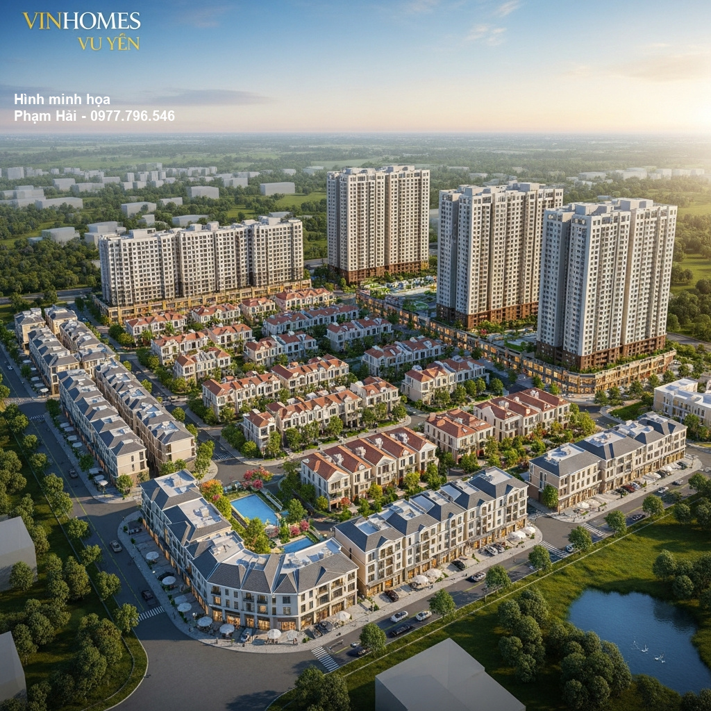 Khám Phá Dự Án Vinhomes Vũ Yên - Nơi Đẳng Cấp Gặp Gỡ Thiên Nhiên 3 Hình ảnh dự án