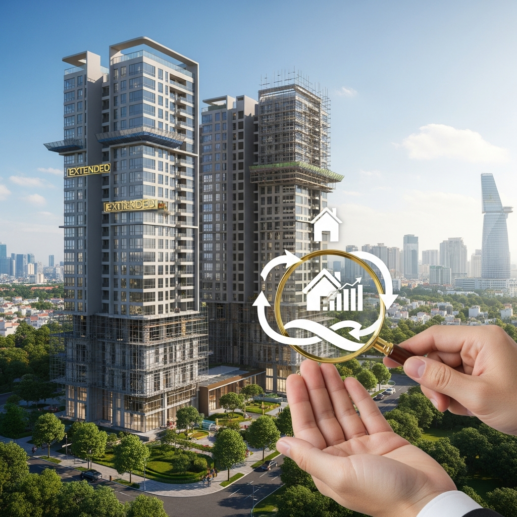 Lợi ích kép từ combo chính sách giãn xây và hỗ trợ lãi suất tại Vinhomes Sài Gòn 2 Phối cảnh tổng thể dự án