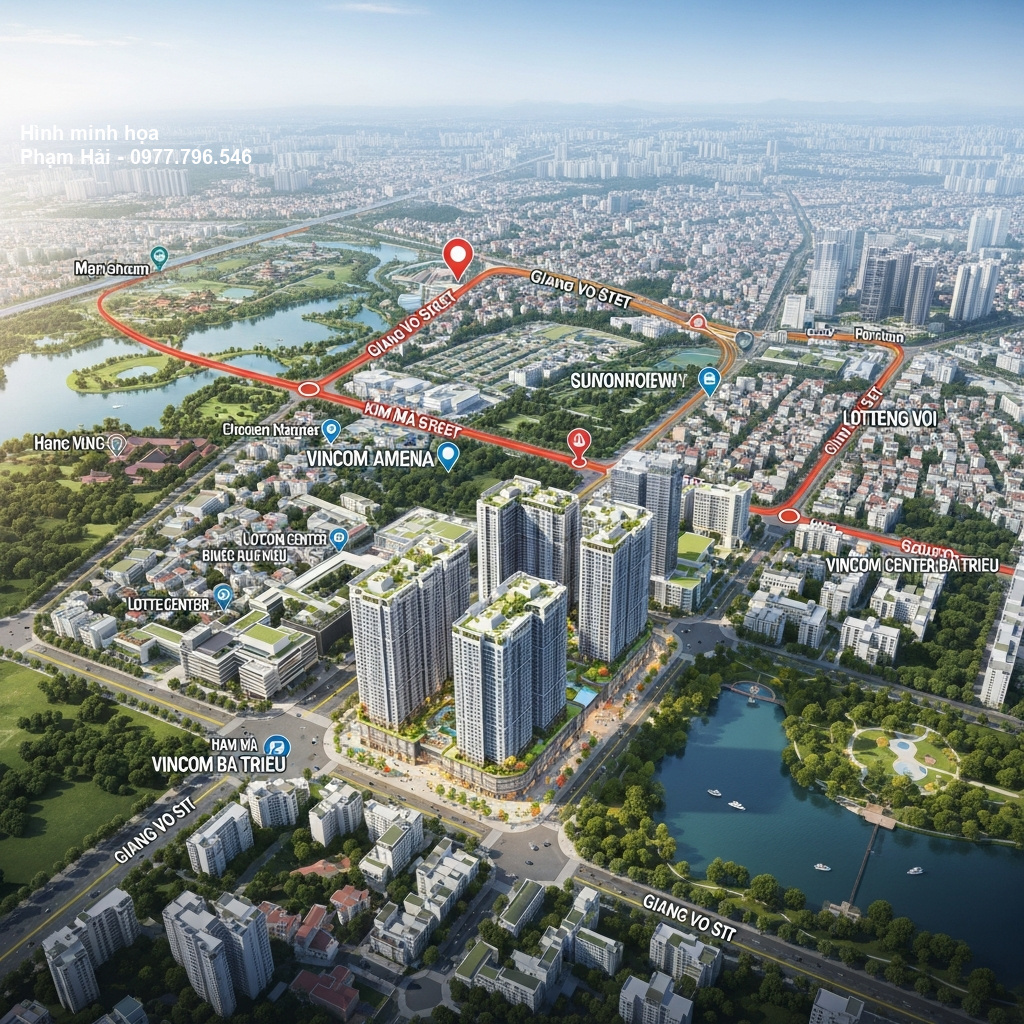 Khám Phá Dự Án Vinhomes Giảng Võ - Biểu Tượng Nghệ Thuật Đô Thị 2 Hình ảnh dự án