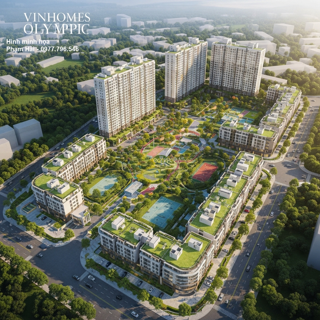 Khám Phá Dự Án Vinhomes Olympic - Nơi Định Nghĩa Cuộc Sống Sang Trọng 4 Hình ảnh dự án