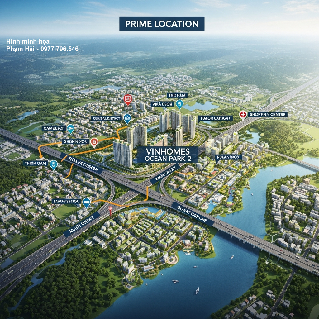 Khám Phá Vinhomes Ocean Park 2 - Thiên Đường Nghỉ Dưỡng Mới Tại Hà Nội 2 Hình ảnh dự án
